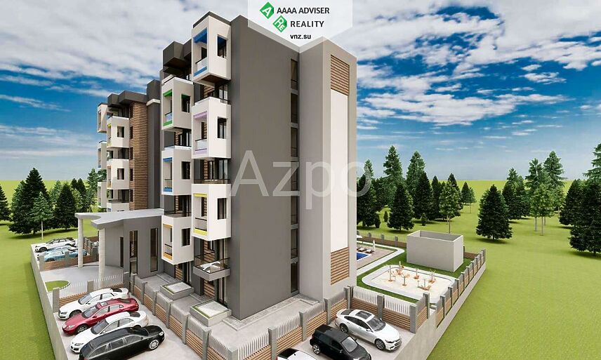 Недвижимость Турции Двухкомнатные квартиры по цене застройщика (инвестиционный проект в районе Кепез) 45 м²: 4