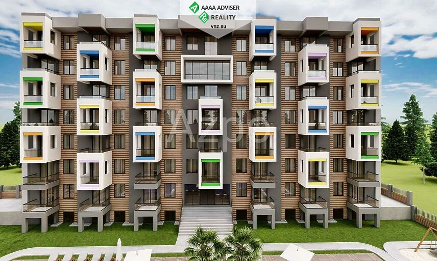 Недвижимость Турции Двухкомнатные квартиры по цене застройщика (инвестиционный проект в районе Кепез) 45 м²: 5