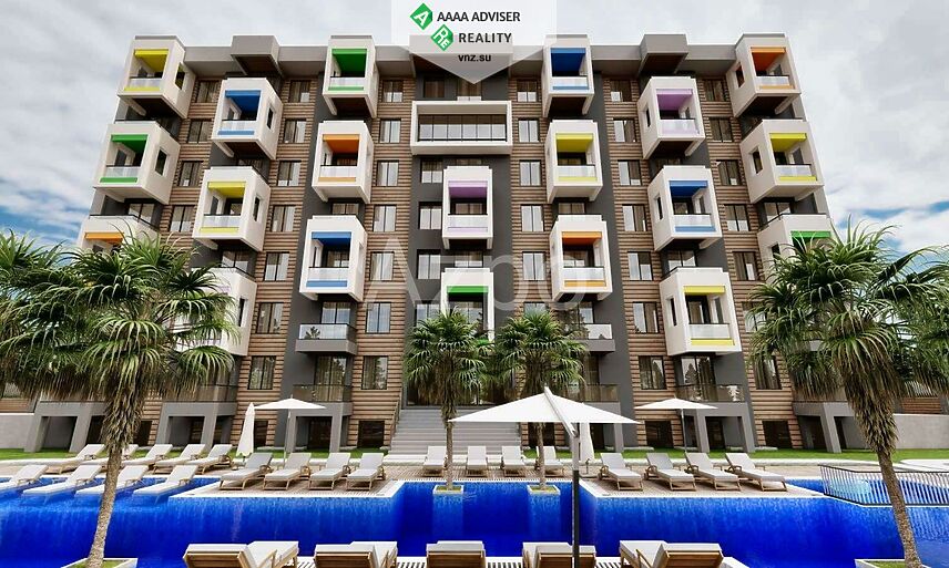 Недвижимость Турции Двухкомнатные квартиры по цене застройщика (инвестиционный проект в районе Кепез) 45 м²: 7