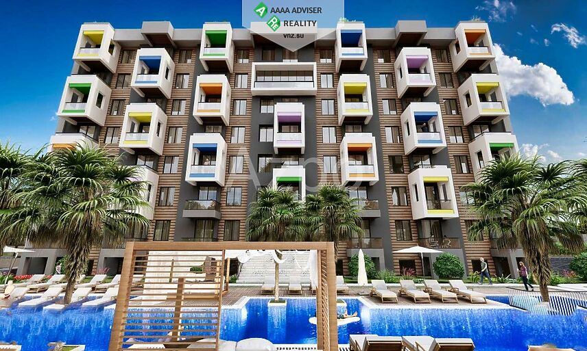 Недвижимость Турции Двухкомнатные квартиры по цене застройщика (инвестиционный проект в районе Кепез) 45 м²: 8