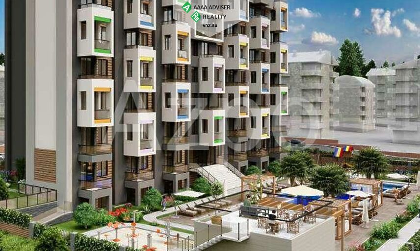 Недвижимость Турции Двухкомнатные квартиры по цене застройщика (инвестиционный проект в районе Кепез) 45 м²: 13