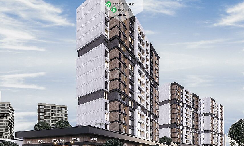 Недвижимость Турции Просторные квартиры различных форматов в строящемся комплексе 117-192 м²: 1