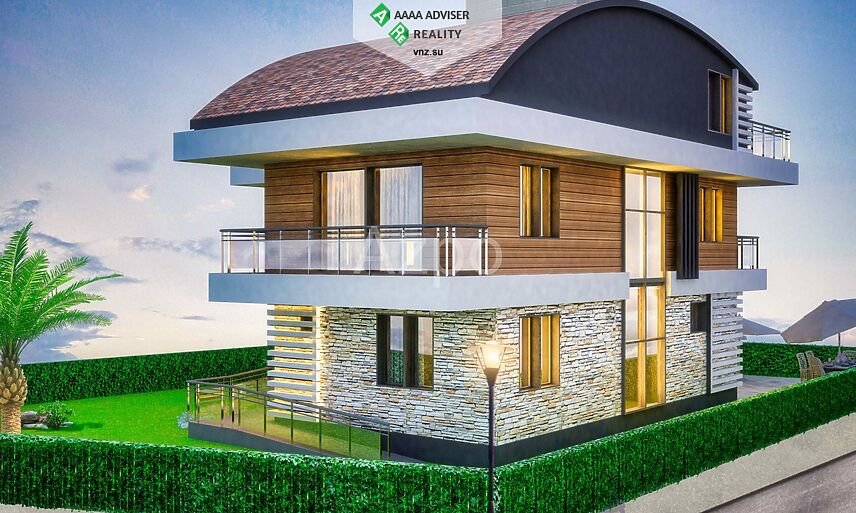 Недвижимость Турции Проект виллы планировкой 7+1 в районе Дошемеалты 290 м²: 16