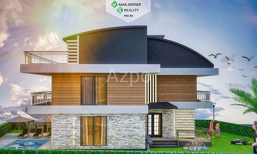 Недвижимость Турции Проект виллы планировкой 7+1 в районе Дошемеалты 290 м²: 19