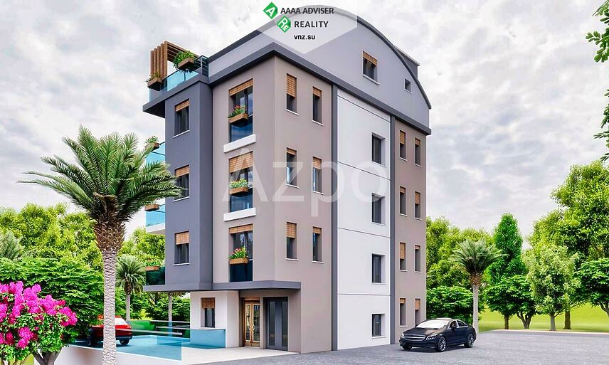 Недвижимость Турции Новый проект жилого комплекса в центральном районе Антальи 64-212 м²: 2