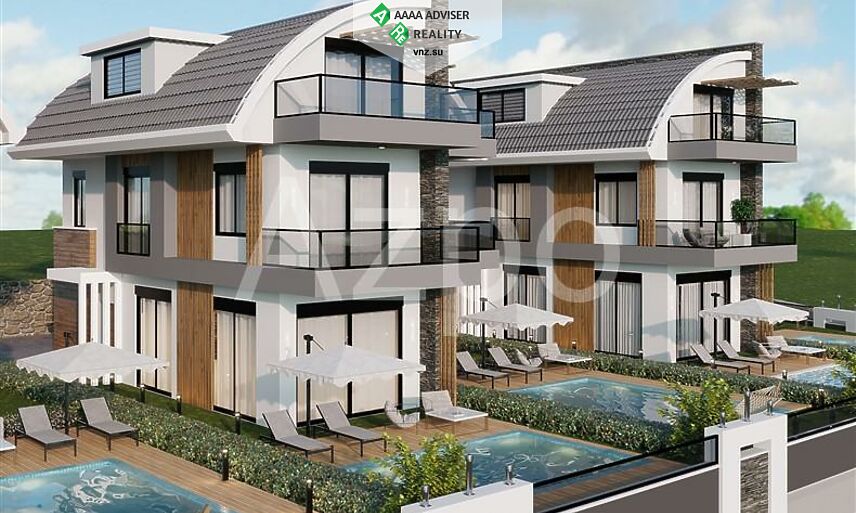 Недвижимость Турции Проект коттеджного комплекса вилл в районе Тюрклер 220 м²: 2