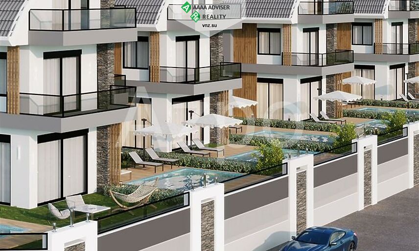 Недвижимость Турции Проект коттеджного комплекса вилл в районе Тюрклер 220 м²: 3