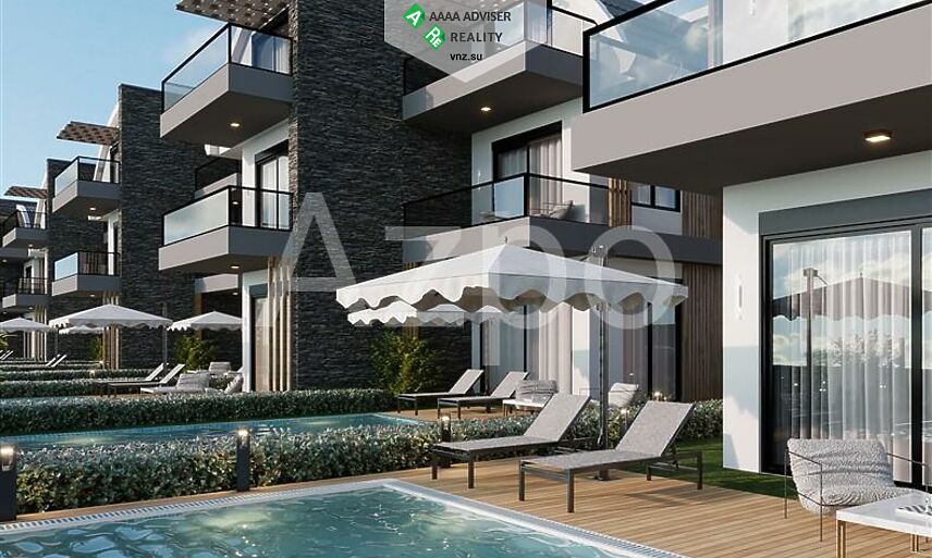 Недвижимость Турции Проект коттеджного комплекса вилл в районе Тюрклер 220 м²: 4