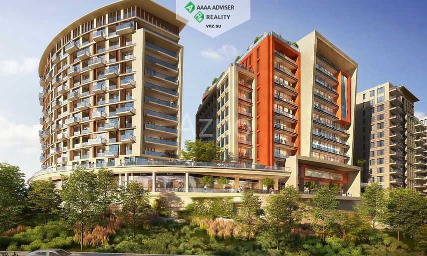 Недвижимость Турции Проект масштабного комплекса в Стамбуле 68-236 м²: 1