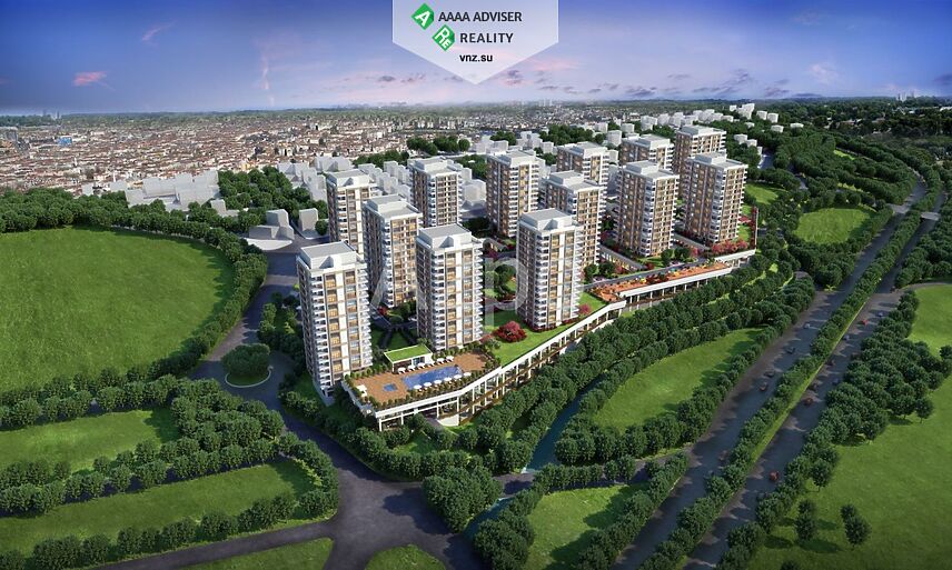 Недвижимость Турции Квартиры различных форматов в масштабном проекте жилого коплекса в Стамбуле 80-249 м²: 2