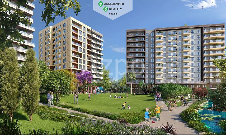 Недвижимость Турции Трёхкомнатные квартиры в районе Кепез/Анталья 71-96 м²: 6