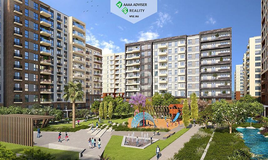 Недвижимость Турции Трёхкомнатные квартиры в районе Кепез/Анталья 71-96 м²: 9