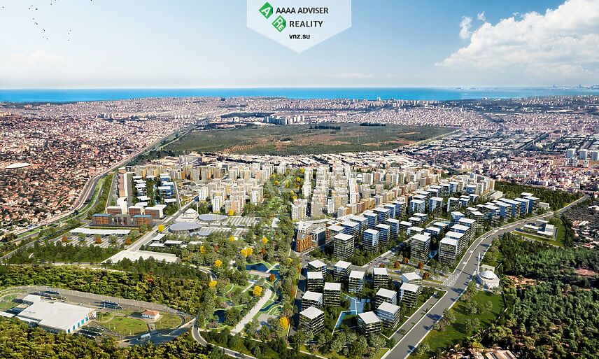 Недвижимость Турции Трёхкомнатные квартиры в районе Кепез/Анталья 71-96 м²: 15
