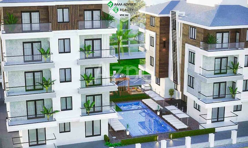 Недвижимость Турции Трёхкомнатная квартира с отдельной кухней в новом комплексе 100 м²: 23