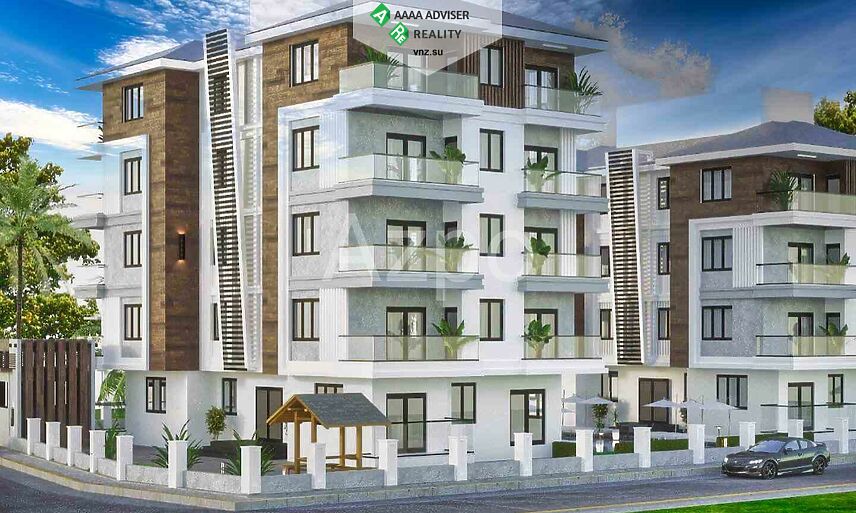 Недвижимость Турции Трёхкомнатная квартира с отдельной кухней в новом комплексе 100 м²: 24