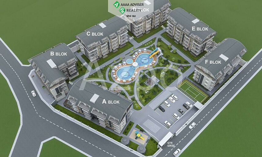 Недвижимость Турции Пентхаус 2+1 в строящемся комплексе с инфраструктурой 90 м²: 3
