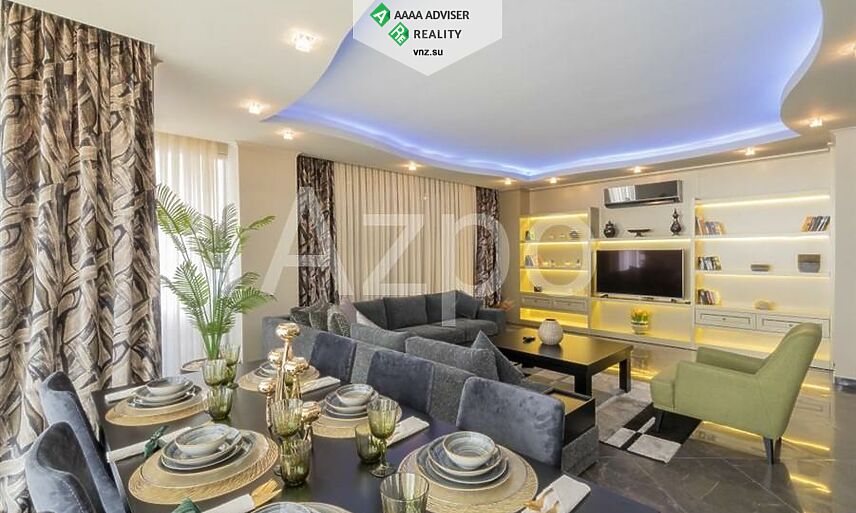 Недвижимость Турции Просторный меблированный пентхаус 5+1 в районе Оба 255 м²: 3