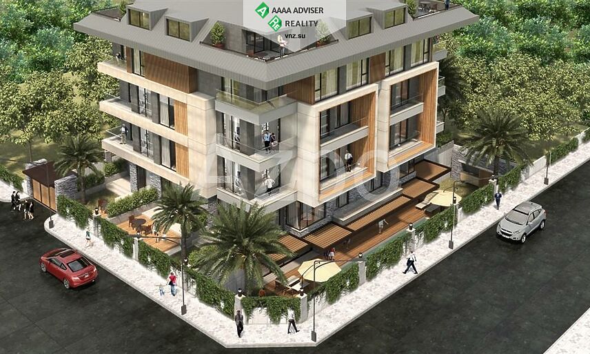 Недвижимость Турции Пентхаус планировкой 3+1 в строящемся комплексе 156 м²: 1
