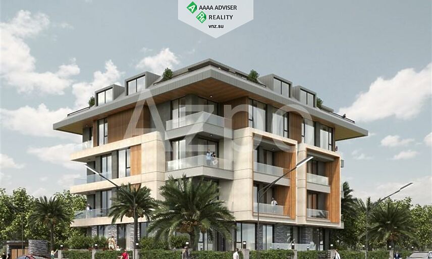 Недвижимость Турции Пентхаус планировкой 3+1 в строящемся комплексе 156 м²: 2