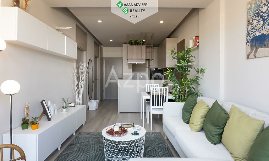 Недвижимость Турции Квартиры планировками 1+1 и 2+1 в новом готовом комплексе 45-85 м²: 1