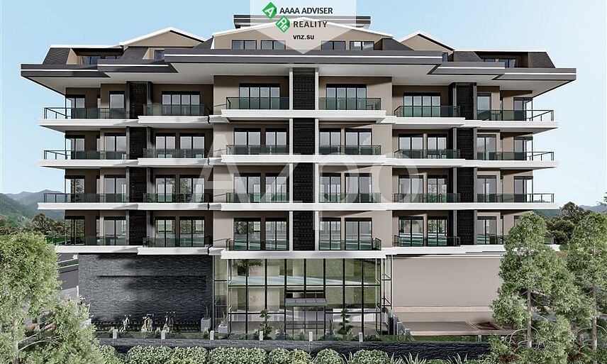 Недвижимость Турции Двухкомнатная квартира в строящемся комплексе 51 м²: 1