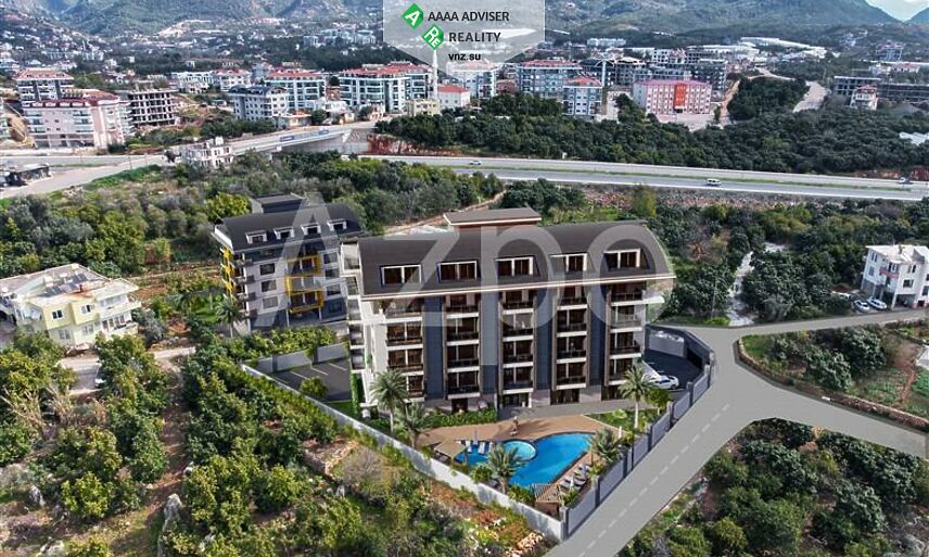 Недвижимость Турции Новая квартира планировкой 1+1 в районе Оба 54 м²: 5