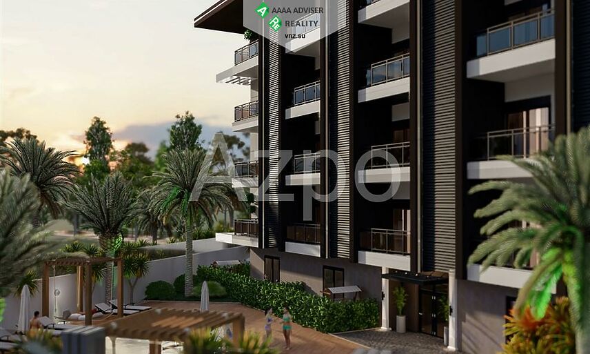Недвижимость Турции Новая квартира планировкой 1+1 в районе Оба 54 м²: 6