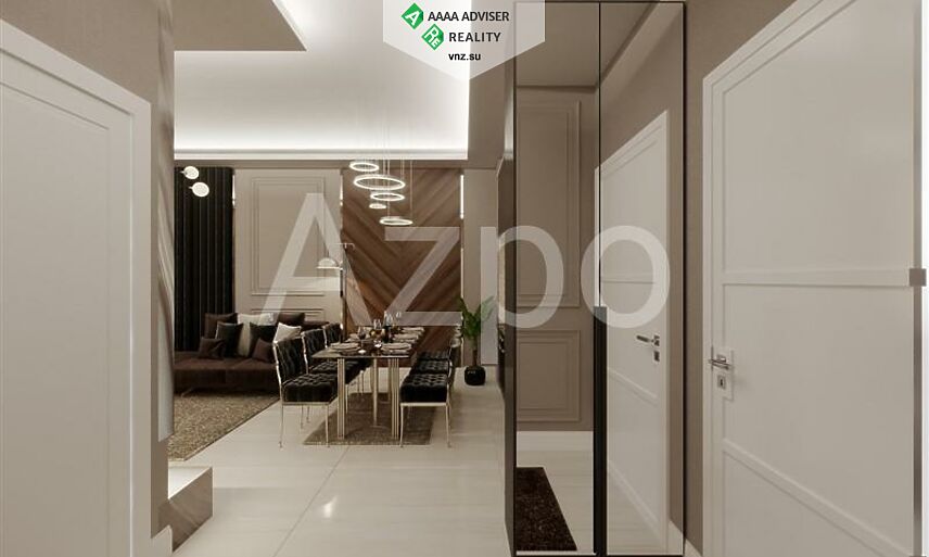 Недвижимость Турции Новая квартира планировкой 1+1 в районе Оба 54 м²: 9