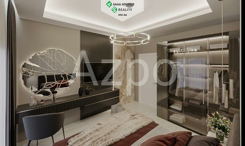 Недвижимость Турции Новая квартира планировкой 1+1 в районе Оба 54 м²: 11