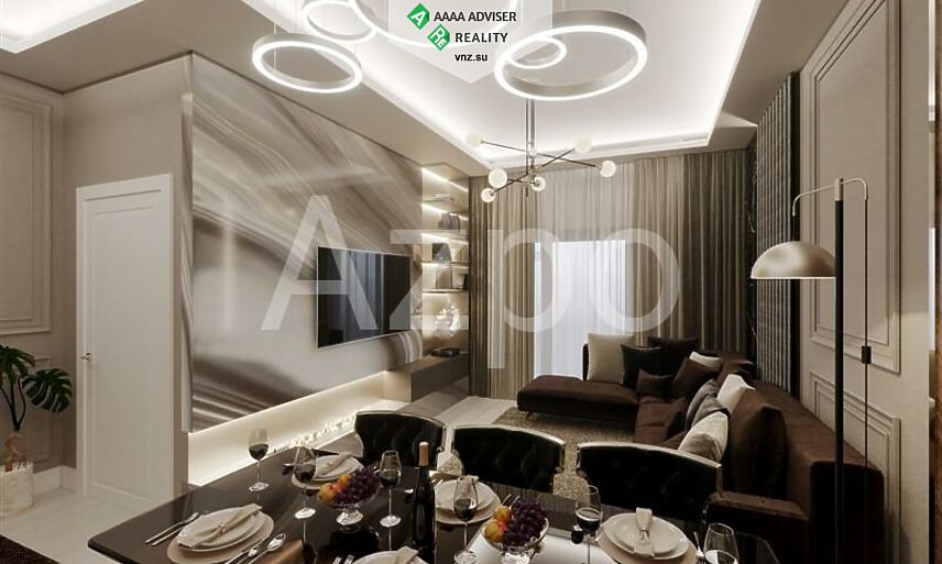 Недвижимость Турции Новая квартира планировкой 1+1 в районе Оба 54 м²: 13
