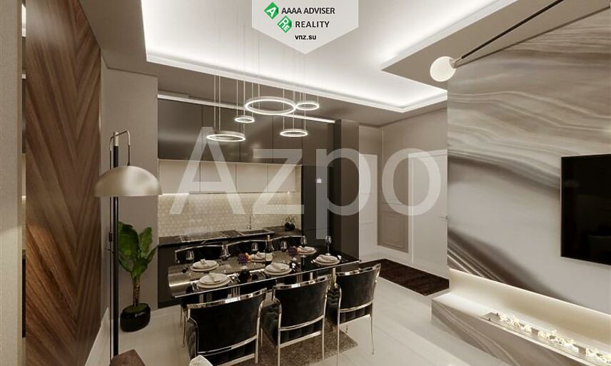 Недвижимость Турции Новая квартира планировкой 1+1 в районе Оба 54 м²: 14