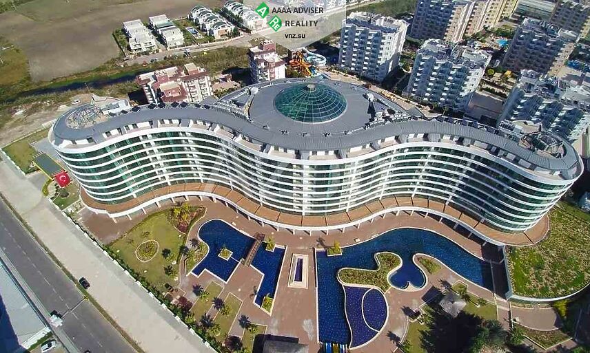 Недвижимость Турции Элитные квартиры в новом готовом комплексе 54-145 м²: 2