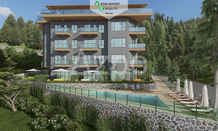 Недвижимость Турции Квартиры, садовые дуплексы и пентхаусы в новом комплексе 45-205 м²: 1