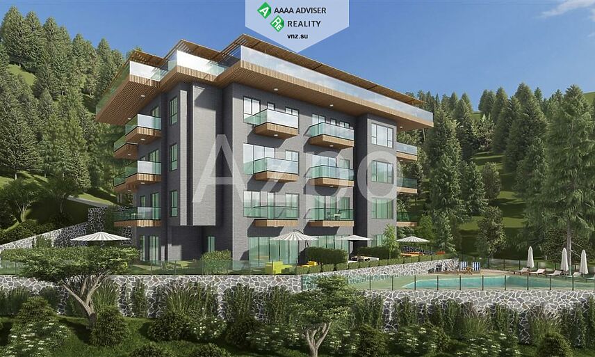 Недвижимость Турции Квартиры, садовые дуплексы и пентхаусы в новом комплексе 45-205 м²: 2