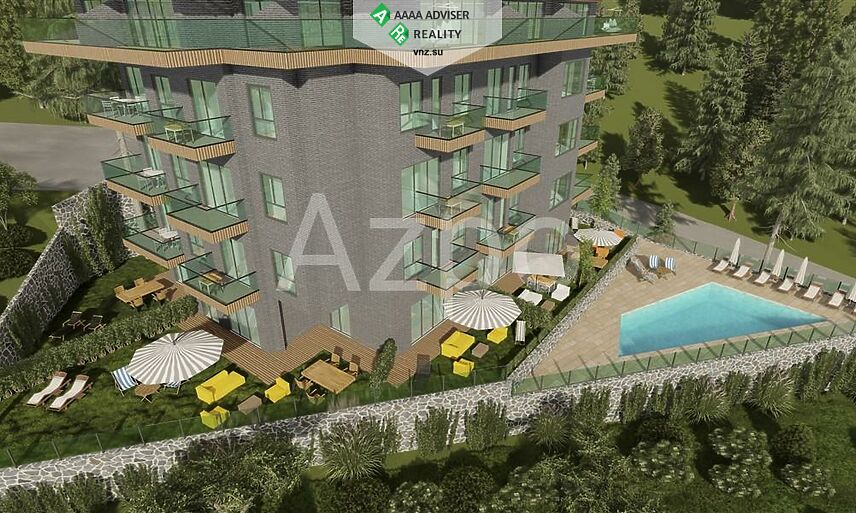 Недвижимость Турции Квартиры, садовые дуплексы и пентхаусы в новом комплексе 45-205 м²: 4