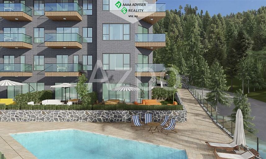 Недвижимость Турции Квартиры, садовые дуплексы и пентхаусы в новом комплексе 45-205 м²: 5