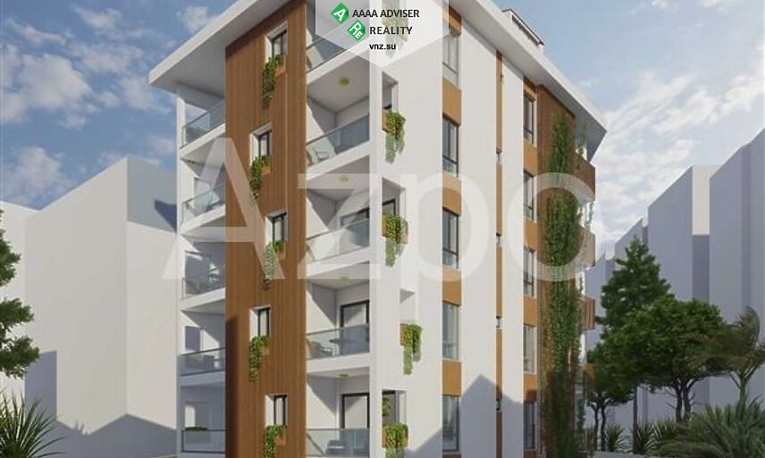 Недвижимость Турции Квартиры в строящемся комплексе рядом с пляжем Клеопатры 50-130 м²: 1