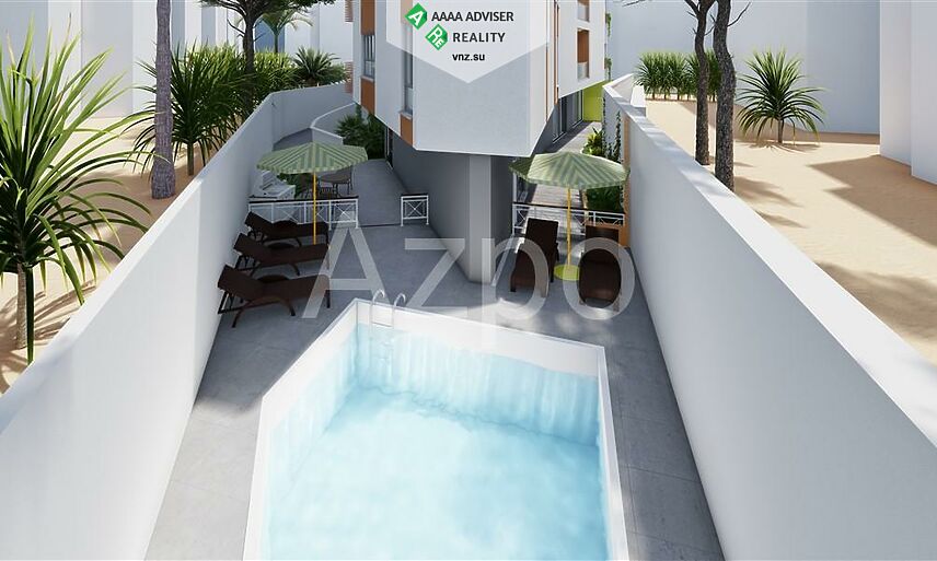 Недвижимость Турции Квартиры в строящемся комплексе рядом с пляжем Клеопатры 50-130 м²: 4