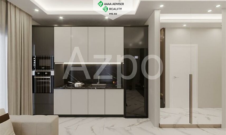 Недвижимость Турции Новые квартиры в районе пляжа Клеопатры (инвестиционный проект) 48-52 м²: 2