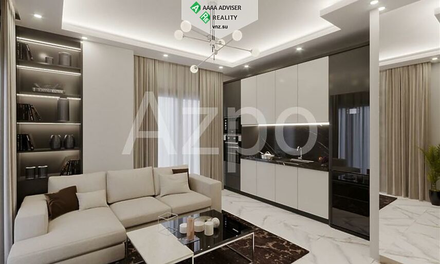 Недвижимость Турции Новые квартиры в районе пляжа Клеопатры (инвестиционный проект) 48-52 м²: 3