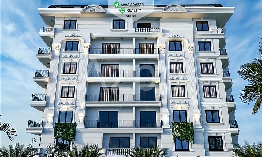Недвижимость Турции Новые квартиры различных форматов в районе пляжа Клеопатры 48-120 м²: 1