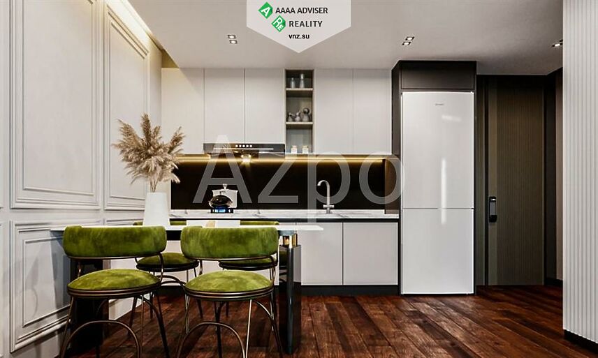 Недвижимость Турции Уютная двухкомнатная квартира в строящемся комплексе с инфраструктурой 42 м²: 2