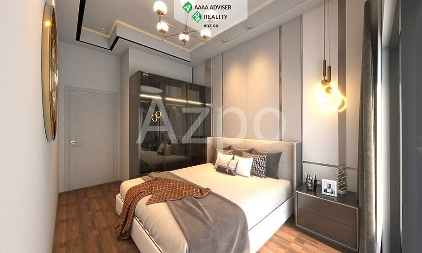 Недвижимость Турции Уютная двухкомнатная квартира в строящемся комплексе с инфраструктурой 42 м²: 3