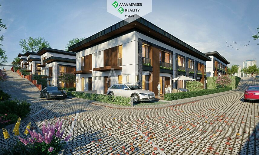 Недвижимость Турции Проект коттеджного комплекса в районе Бахчешехир 235-327 м²: 2