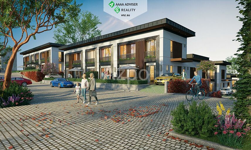 Недвижимость Турции Проект коттеджного комплекса в районе Бахчешехир 235-327 м²: 3