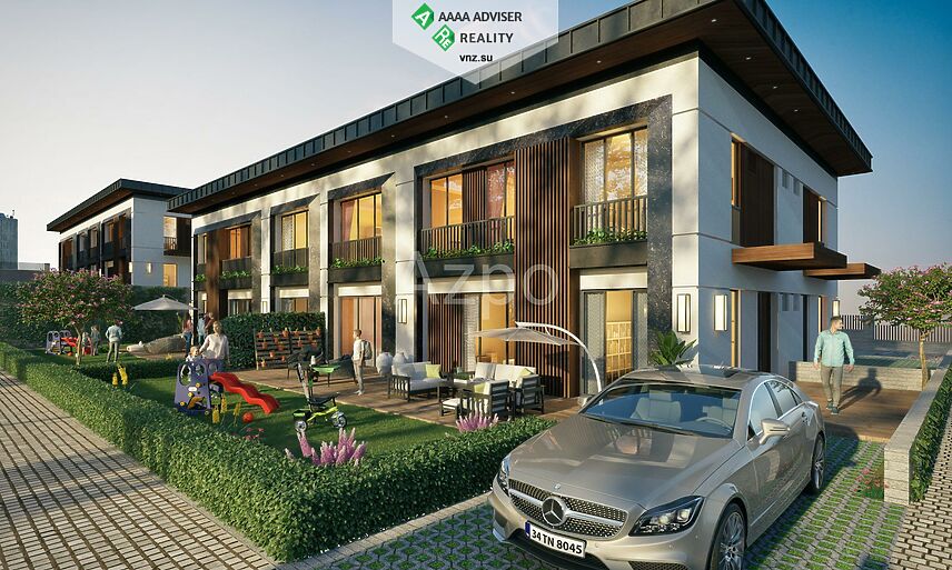 Недвижимость Турции Проект коттеджного комплекса в районе Бахчешехир 235-327 м²: 4