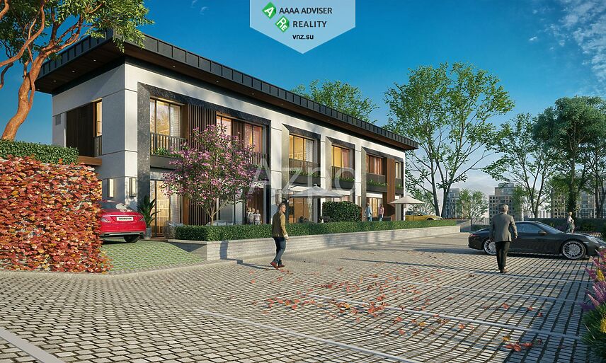 Недвижимость Турции Проект коттеджного комплекса в районе Бахчешехир 235-327 м²: 6