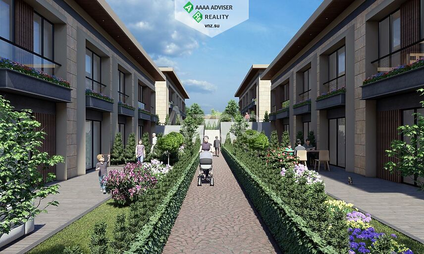 Недвижимость Турции Проект коттеджного комплекса в районе Бахчешехир 235-327 м²: 10