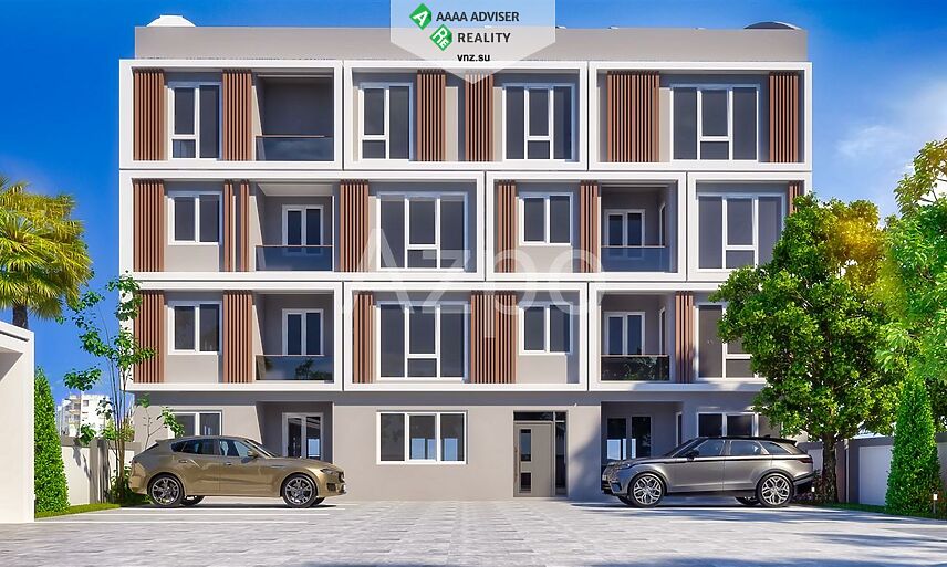 Недвижимость Турции Новые квартиры в центральном районе Антальи (инвестиционный проект) 63-124 м²: 5