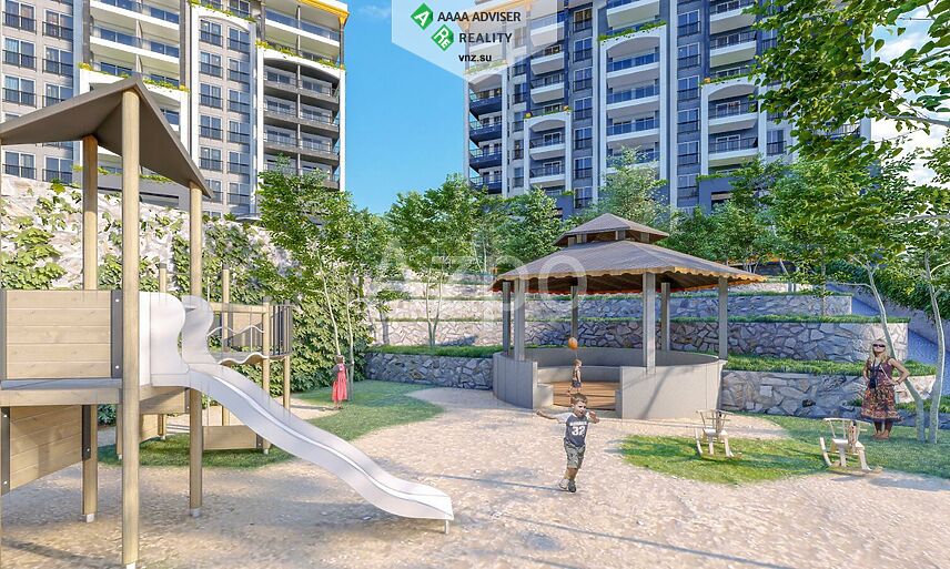 Недвижимость Турции Двухкомнатная квартира в новом комплексе с инфраструктурой отеля 46 м²: 10